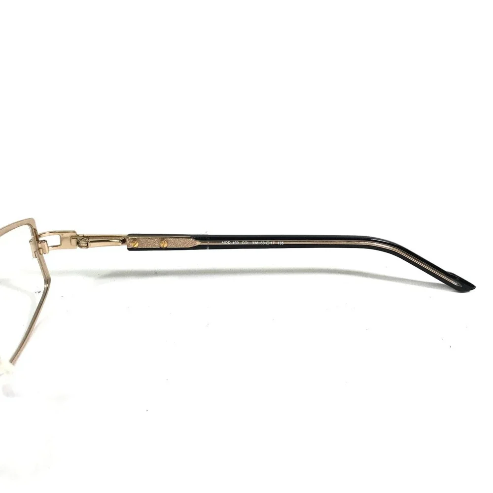 Cazal Eyeglasses Frames MOD. 469 COL. 338 Black Gold Rectangular 53-17-135